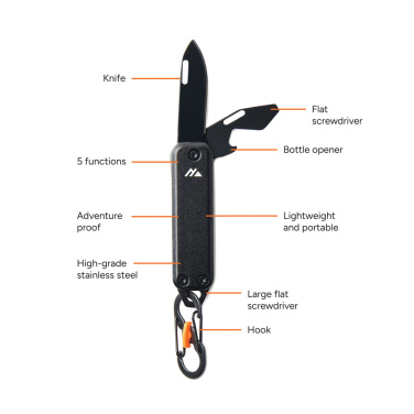 Logo trade promotional giveaways picture of: Nordic Drift Adventure keychain tool