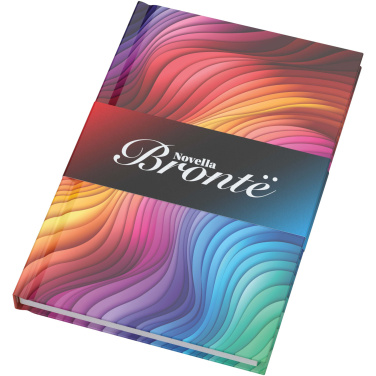 Logotrade promotional items photo of: Novella Brontë A5 glossy hard cover notebook - 100 sheets
