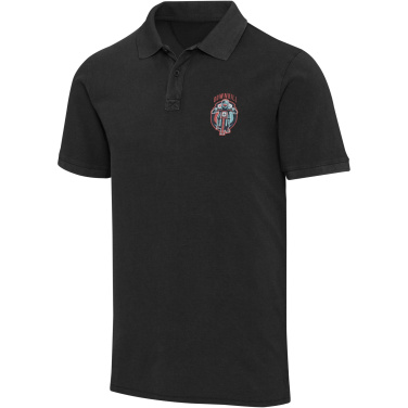 Logotrade business gift image of: Calgary 200 g/m2 washed men's polo