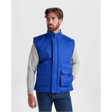 Logo trade promotional giveaway photo of: Amanzor multi-purpose workwear bodywarmer with high neck