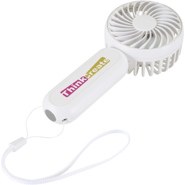Logo trade promotional items image of: Aervia recycled plastic portable fan