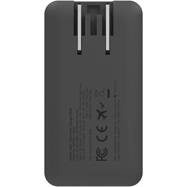Logotrade promotional gift picture of: Xtorm 65W fast travel charger with cable and travel case set