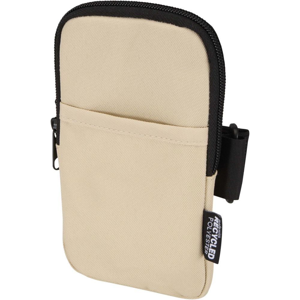 Logotrade promotional product image of: Byron GRS recycled bottle pouch