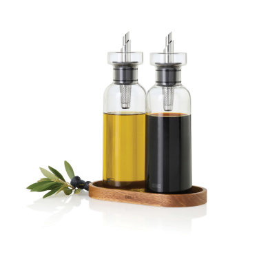 Logo trade advertising products image of: AdHoc Menage AromaPour Oil and vinegar pourer set 300ml