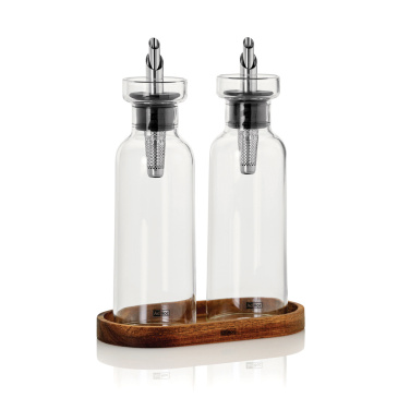 Logo trade promotional item photo of: AdHoc Menage AromaPour Oil and vinegar pourer set 300ml