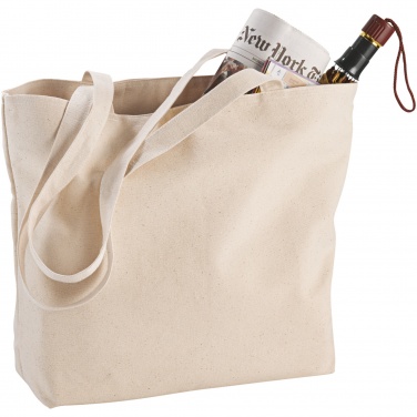 Logo trade reklaamkingituse pilt: Ningbo 320 g/m² lukuga puuvillane kandekott 15L