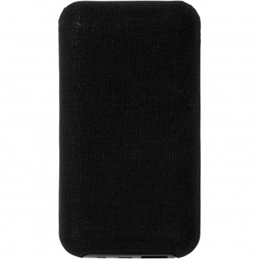 Logotrade firmakingid pilt: Tulevane 6000 mAh bambusest/kangast juhtmevaba akupank