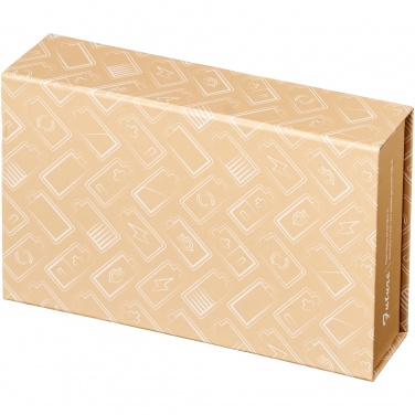 Logo trade reklaamkingi pilt: Tulevane 6000 mAh bambusest/kangast juhtmevaba akupank