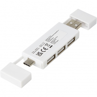 Logo trade reklaamkingituse pilt: Mulani kahekordne USB 2.0 jaotur