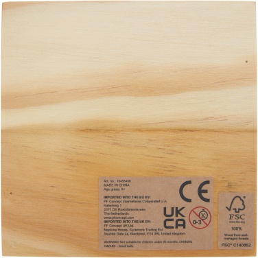 Logotrade reklaamkingitused pilt: Strobus puidust tic-tac-toe mäng