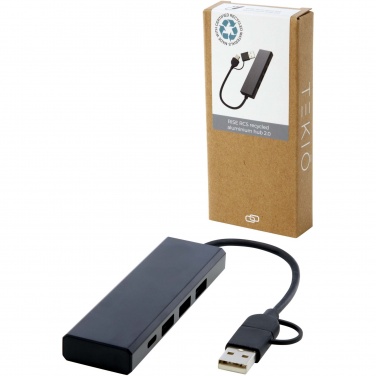 Logotrade ärikingitused pilt: Rise RCS-i taaskasutatud alumiiniumist USB 2.0 jaotur