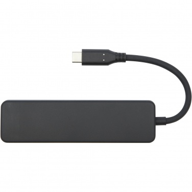 Logo trade reklaamkingituse pilt: Loop RCS taaskasutatud plastist multimeediumiadapter USB 2.0-3.0 HDMI-pordiga