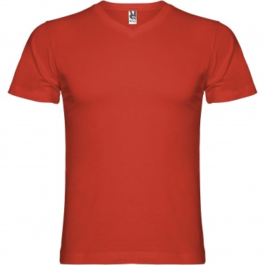 Logo trade ärikingituse pilt: Samojeedo lühikeste varrukatega meeste v-kaelusega T-särk