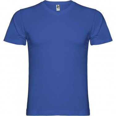 Logo trade reklaamtooted foto: Samojeedo lühikeste varrukatega meeste v-kaelusega T-särk