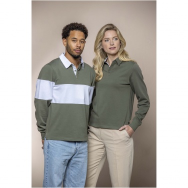 Logotrade firmakingi foto: Clyde unisex orgaaniline ragbi polo dressipluus