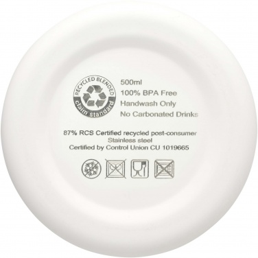 Logo trade ärikingitused foto: Vedruga 500 ml RCS sertifikaadiga taaskasutatud roostevabast terasest vasest vaakumisolatsiooniga pudel