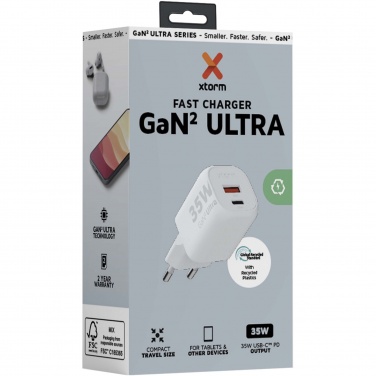 Logotrade ärikingid pilt: Xtorm XEC035 GaN² Ultra 35W seinalaadija