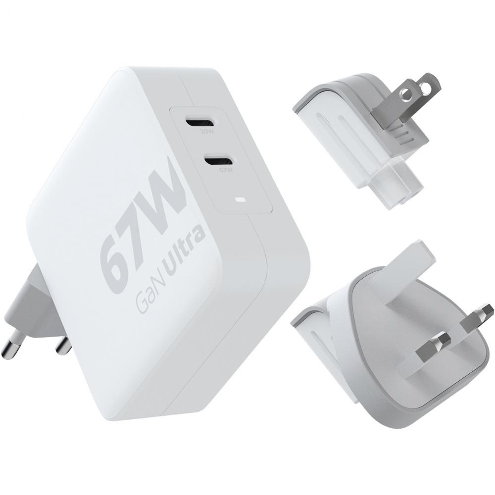 Logo trade firmakingi pilt: Xtorm XVC2067 GaN Ultra 67W reisilaadija 100W USB-C PD-kaabliga