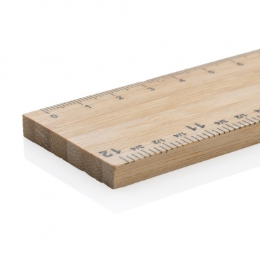 Logotrade reklaamkingituse foto: Timbersoni eriti paks 30 cm kahepoolne bambusest joonlaud