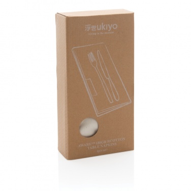 Logo trade firmakingitused foto: Ukiyo Aware™ 180gr puuvillased salvrätikud 4tk komplekt