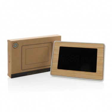 Logotrade reklaamkingid pilt: Utah RCS taaskasutatud plastikust ja bambusest LED-kell