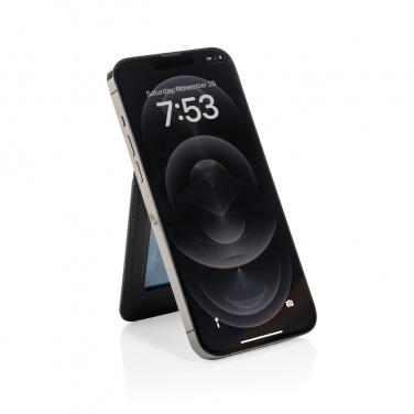 Logotrade reklaamtoote foto: Magstand RCS taaskasutatud PU magnetiline telefonikott koos alusega