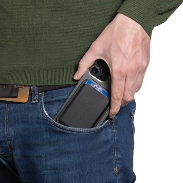 Logotrade reklaamtoote foto: Magstand RCS taaskasutatud PU magnetiline telefonikott koos alusega