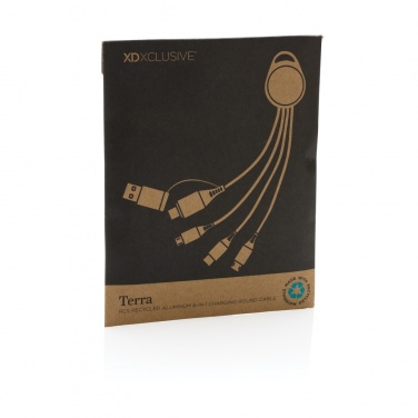 Logo trade firmakingitused foto: Terra RCS taaskasutatud alumiiniumist 6-in-1 laadimiskaabel