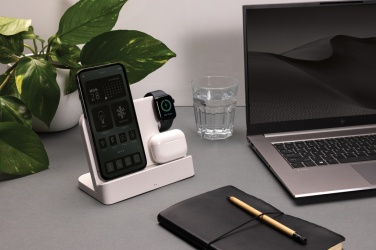 Logo trade firmakingid foto: Joltz RCS taaskasutatud plastist topelt 15 W laadija koos iWatchi pesaga