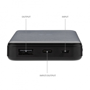 Logo trade meened foto: RCS taaskasutatud plastist 5000 mAh 5W juhtmevaba akupank