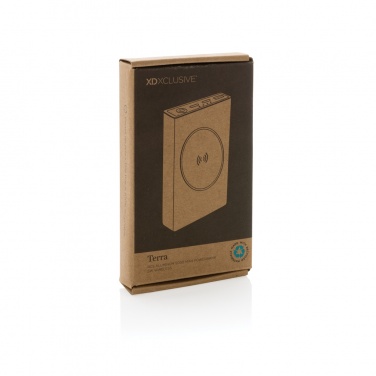 Logotrade ärikingid pilt: Terra RCS taaskasutatud alumiiniumist 5000 mAh akupank 5W juhtmevaba