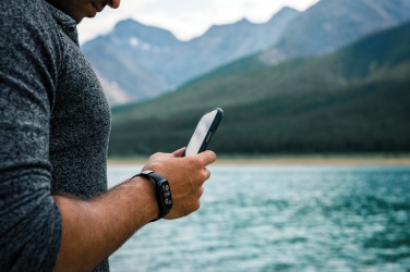 Logo trade reklaamtoote pilt: RCS-i taaskasutatud TPU aktiivsuskella 1,47-tolline ekraan koos HR-iga