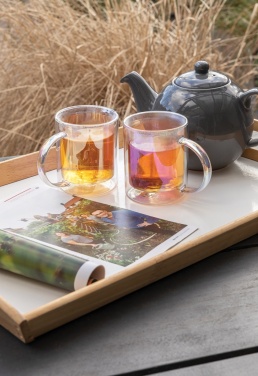 Logotrade firmakingi foto: Deluxe topeltseinaga galvaniseeritud klaasist kruus