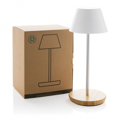 Logotrade ärikingid pilt: Pure Glow RCS usb-taaslaetav taaskasutatud plastikust laualamp