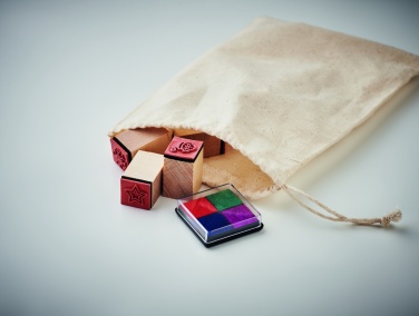 Logotrade reklaamkingid pilt: 8 puidust jõulumargi komplekt