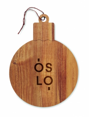 Logotrade firmakingituse foto: Akaatsia puidust serveerimislaud