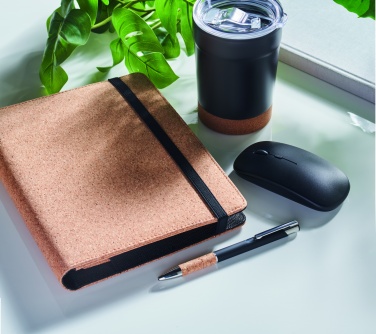 Logo trade reklaamkingitused foto: A5 märkmik-mapp korgist