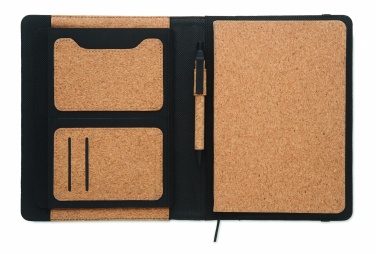 Logo trade meened foto: A5 märkmik-mapp korgist