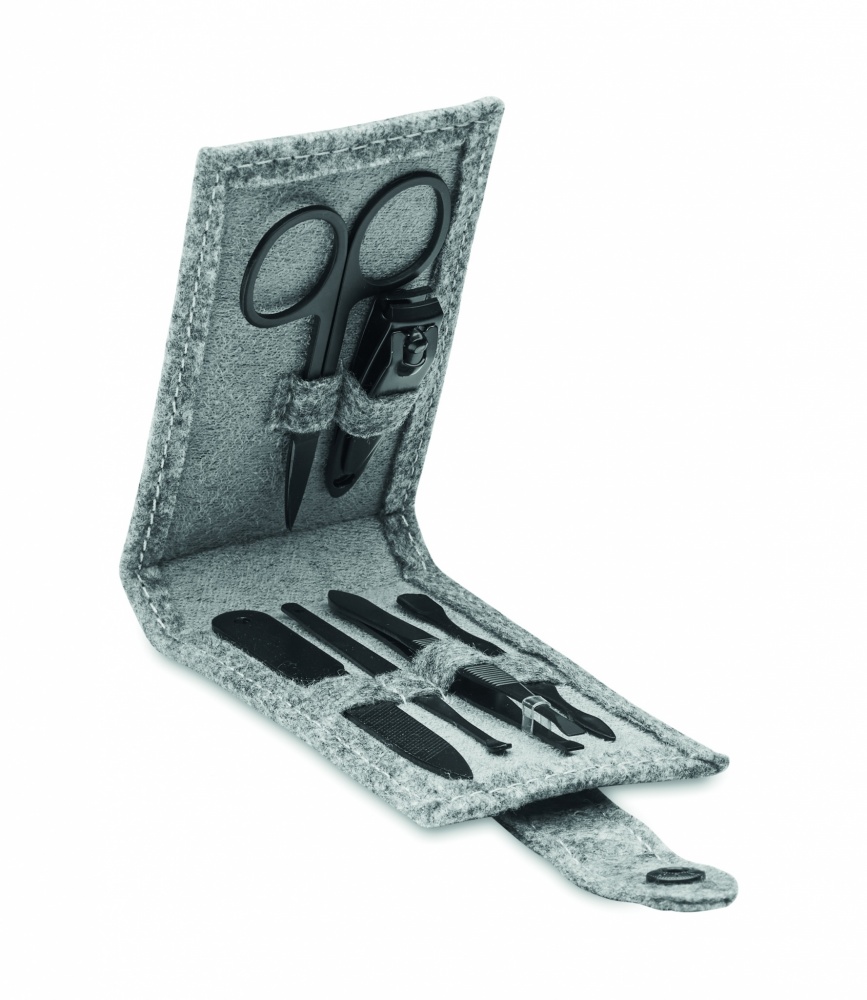 Logo trade firmakingi pilt: RPET vildist 6-osaline maniküürikomplekt