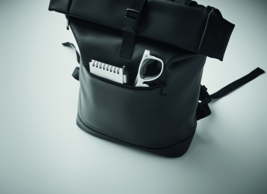 Logotrade reklaamtoote foto: Sülearvuti PU Rolltop seljakott