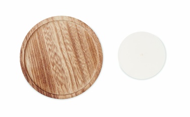 Logo trade firmakingitused foto: Küünal ümaral puidust alusel