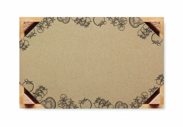 Logo trade reklaamkingi pilt: Tomatikomplekt puidust kastis