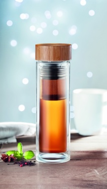 Logotrade reklaamkingitused pilt: Kaheseinaline klaaspudel 400ml München