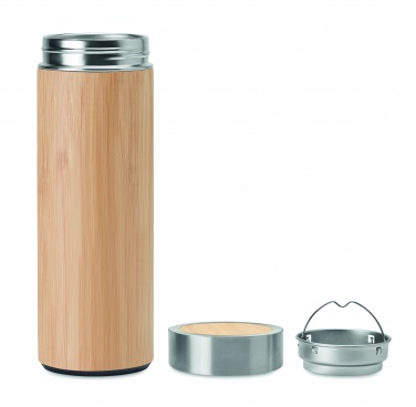 Logo trade reklaamtoote pilt: Bambusest topeltseintega termos 400ml