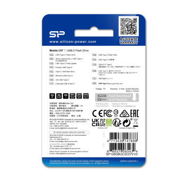 Logo trade ärikingitused foto: Mälupulk SILICON POWER MOBILE - C07 3,2 32GB