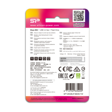 Logo trade reklaamkingi pilt: Pendrive Silicon Power Blaze B06 3.0