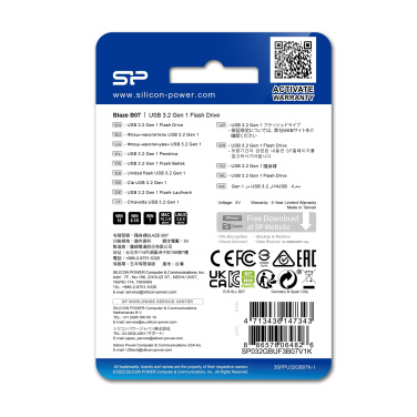 Logo trade ärikingitused foto: PENDRIVE SILICON POWER BLAZE - B07 3.2 16GB