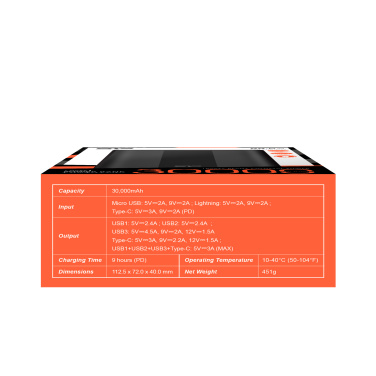 Logotrade ärikingitused pilt: Akupank SILICON POWER QX55 30000 MAH