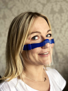 Logo trade ärikingituse pilt: HESTIA näokaitse - läbipaistev mask suu ja nina jaoks 1452162