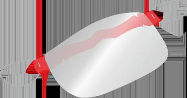 Logotrade firmakingitused pilt: HESTIA näokaitse - läbipaistev mask suu ja nina jaoks 1452162
